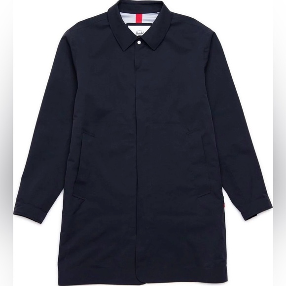 Herschel Supply Company Midnight Dark blue Trench Coat NWOT - Picture 1 of 8